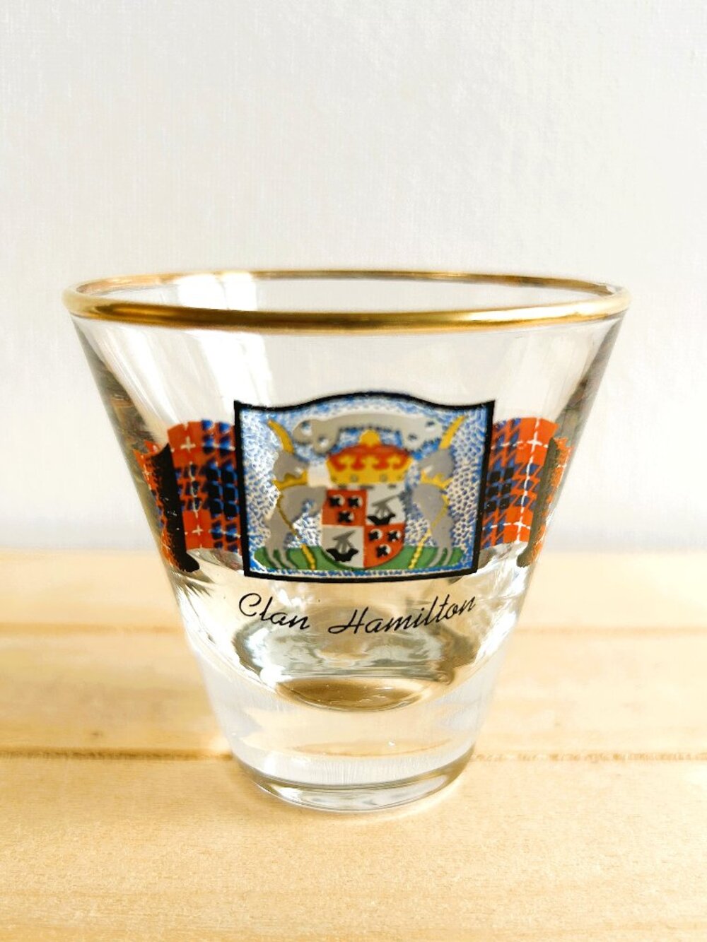 Scottish Clans Vintage Shot Glasses (Set of 4)